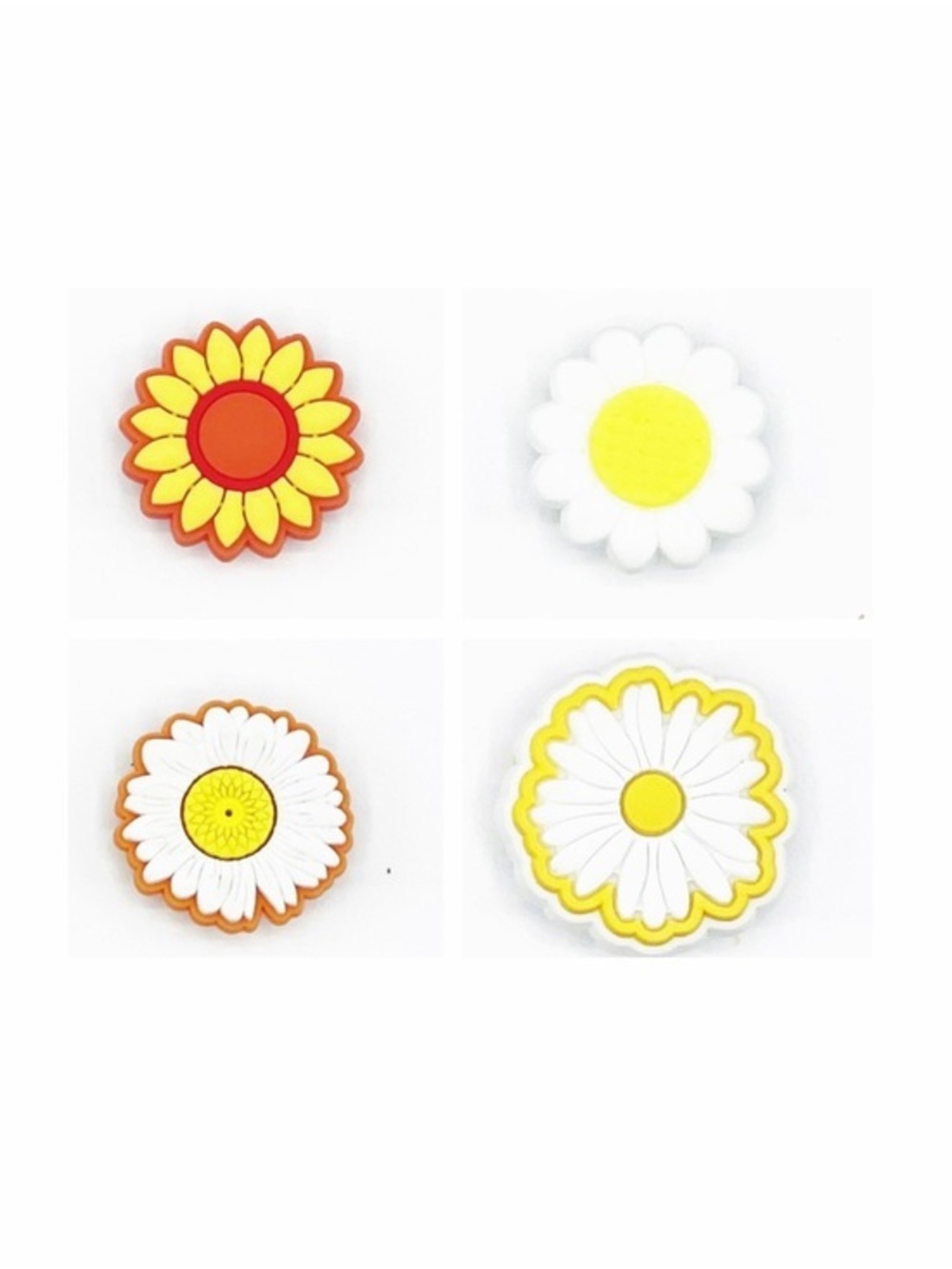 Sunflower Daises Shoe Charms for Crocs Shoes